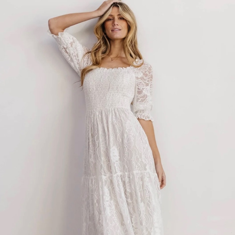 Baltic born Stella white maxi